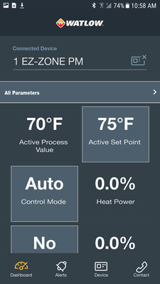 Watlow 移动应用远程监控软件